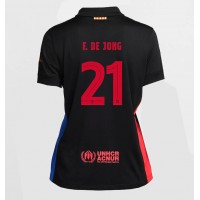 Barcelona Frenkie de Jong #21 Replika Bortatröja Dam 2024-25 Kortärmad